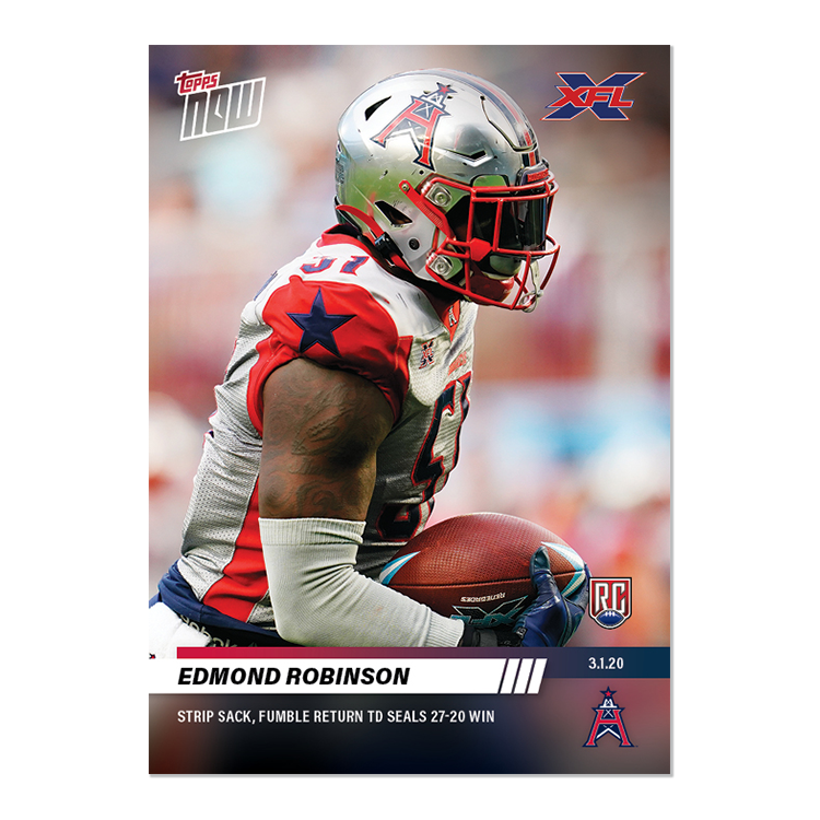 5-Card Bundle - XFL TOPPS NOW Cards 21-25 - Image 5