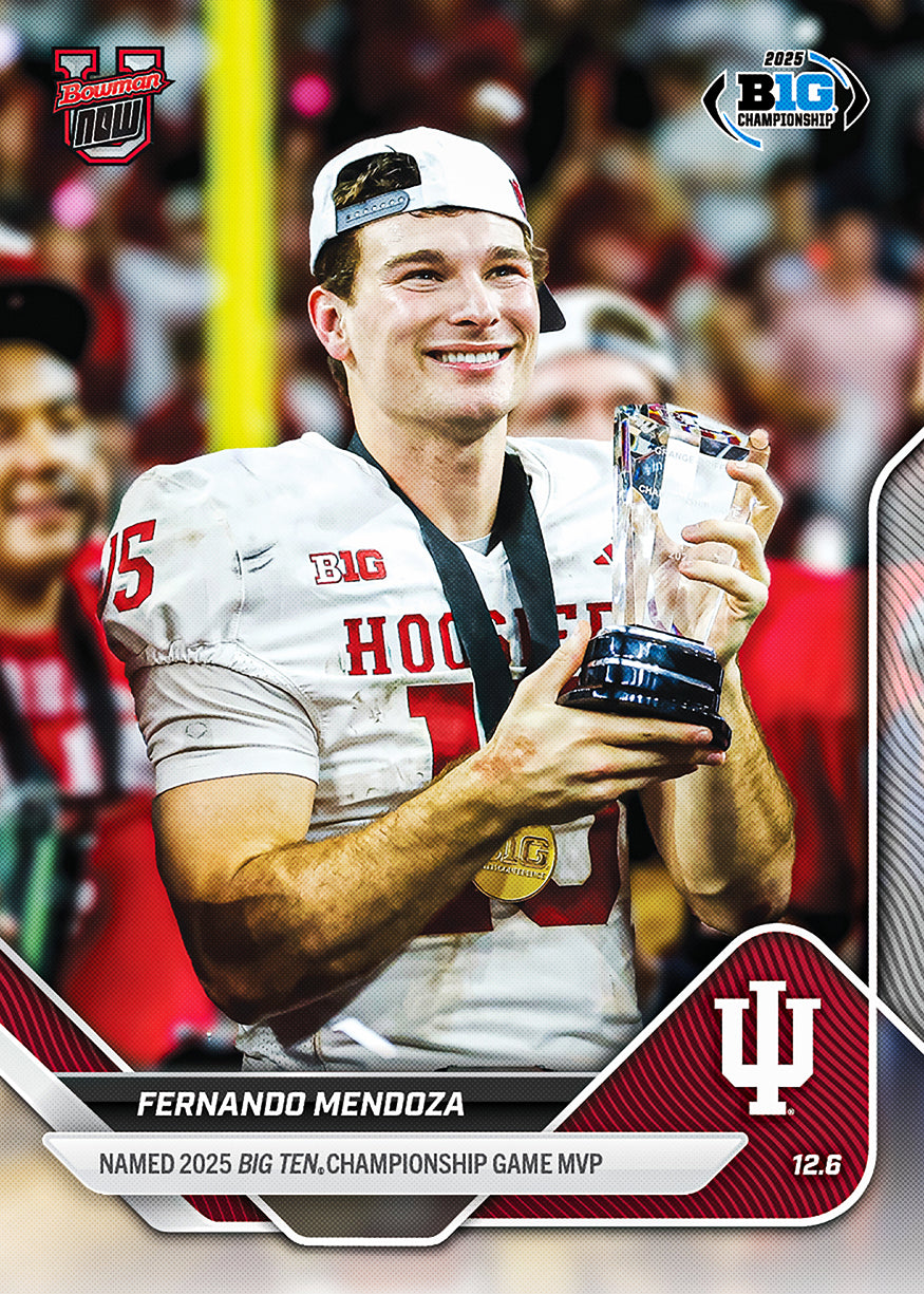 Fernando Mendoza - 2025-26 Bowman U NOW Football - Card 58 - PR: 4522
