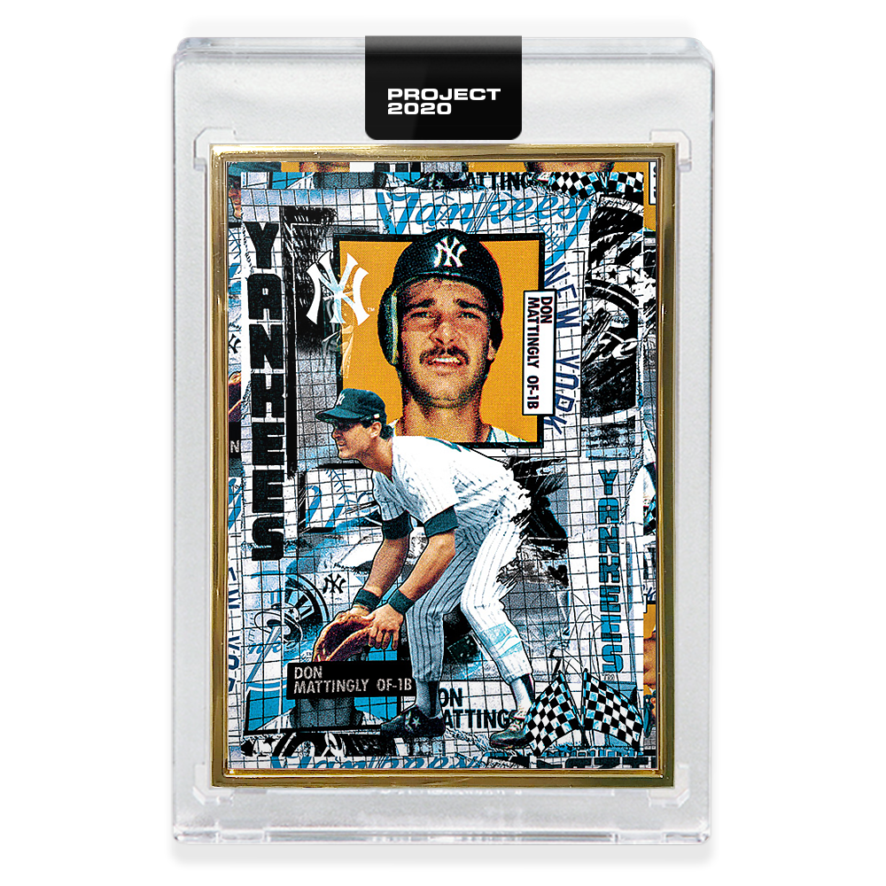 Alternative view of Topps PROJECT 2020 Card 386 - 1984 Don Mattingly by Tyson Beck - Print Run: 2259