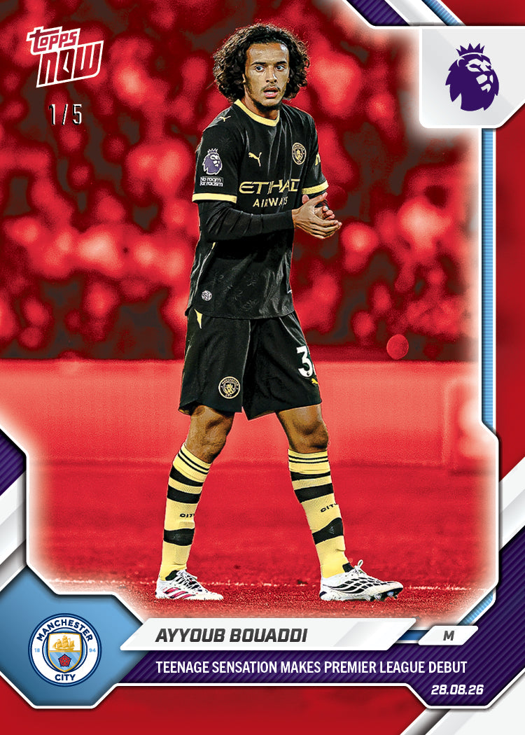 Ayyoub Bouaddi - 2026-27 Premier League Topps NOW - Card 11 - Image 3