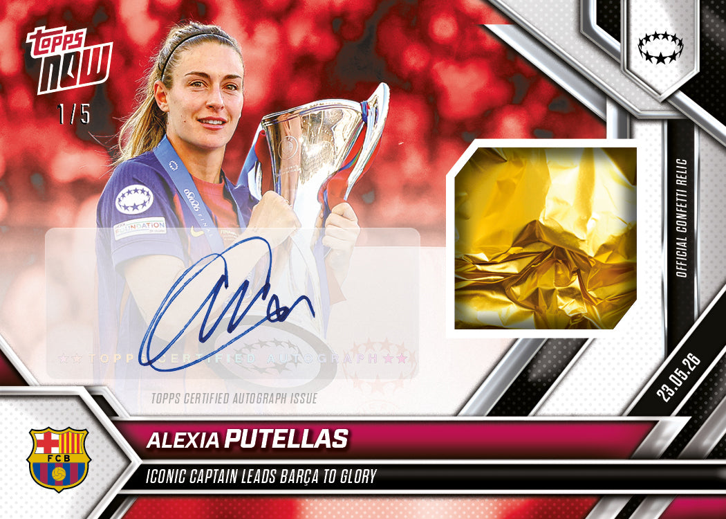 Alexia Putellas - 2025-26 UWCL Topps NOW - Card 31 - PR: 2694 - Image 3