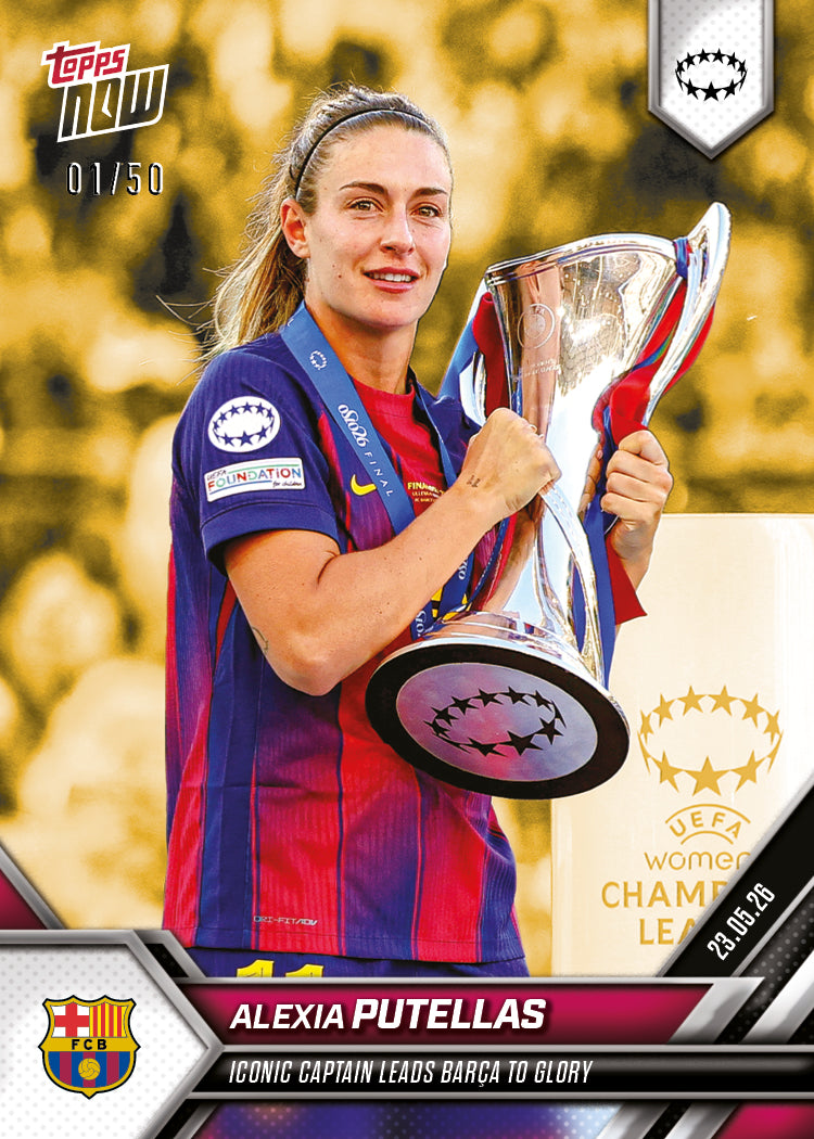 Alexia Putellas - 2025-26 UWCL Topps NOW - Card 31 - PR: 2694 - Image 8