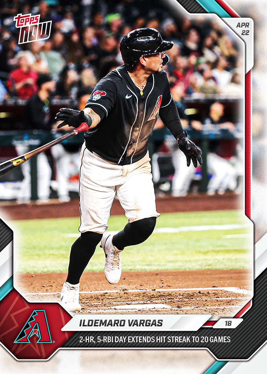 Ildemaro Vargas - 2026 MLB Topps NOW - Card 109 - PR: 499