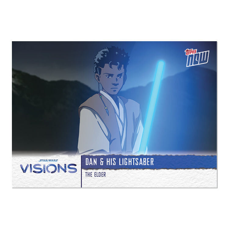 2021 Star Wars Visions TOPPS NOW - 5-Card Pack - The Elder - PR: 539 - Image 4