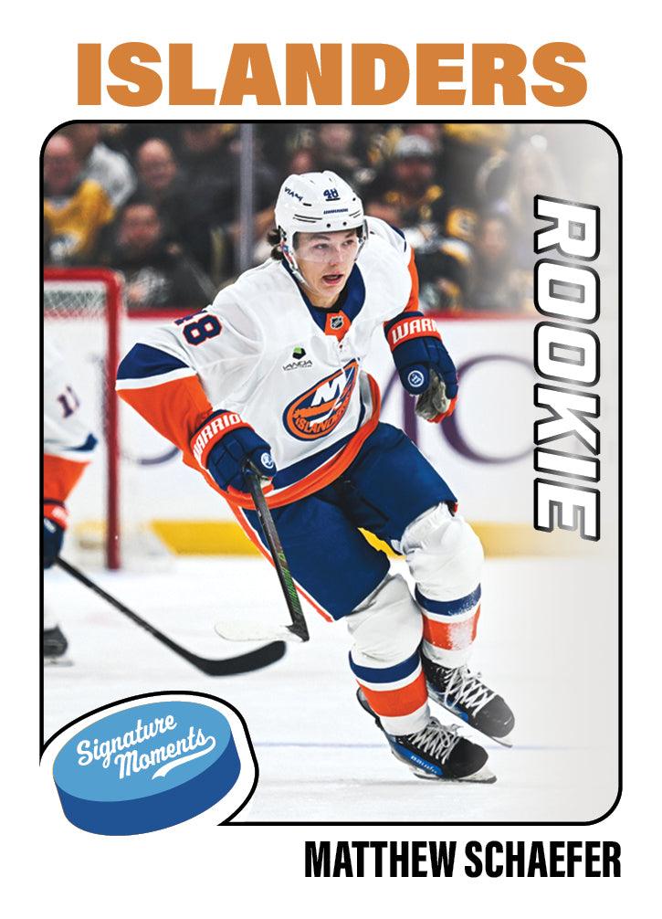 Matthew Schaefer - 2025-26 NHL Topps NOW - Sticker # 5 Pack - PR: 2800 - Image 2