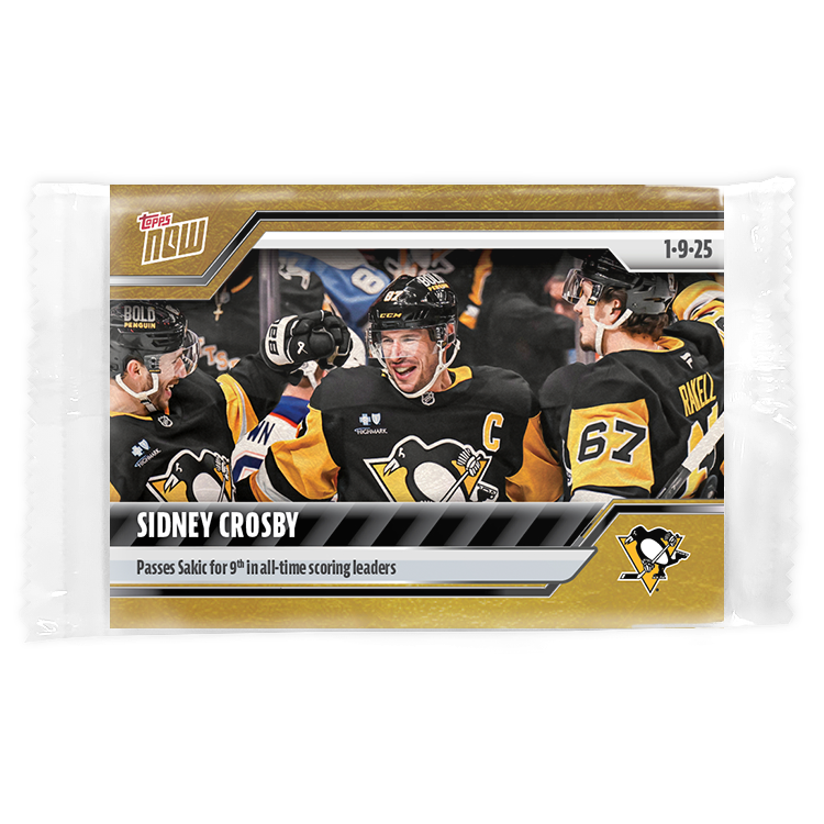 Alternative view of Sidney Crosby - 2024-25 NHL Topps NOW - Sticker 83 - PR: 230