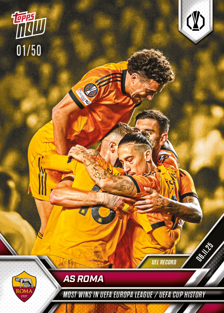 AS Roma- 2025-26 UEL Topps NOW - Card 8 - PR: 207 - Image 6