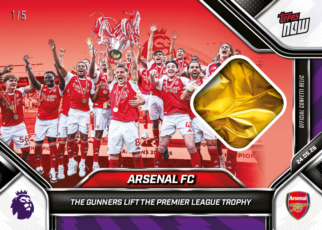 Arsenal FC - 2025-26 Premier League Topps NOW - Card 200 - PR: 9165 - Image 3