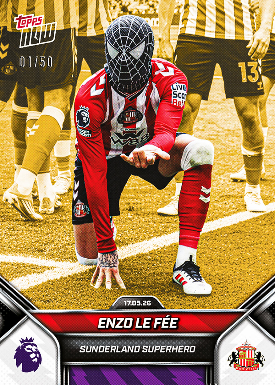 Enzo Le Fée - 2025-26 Premier League Topps NOW - Card 193 - PR: 2503 - Image 6