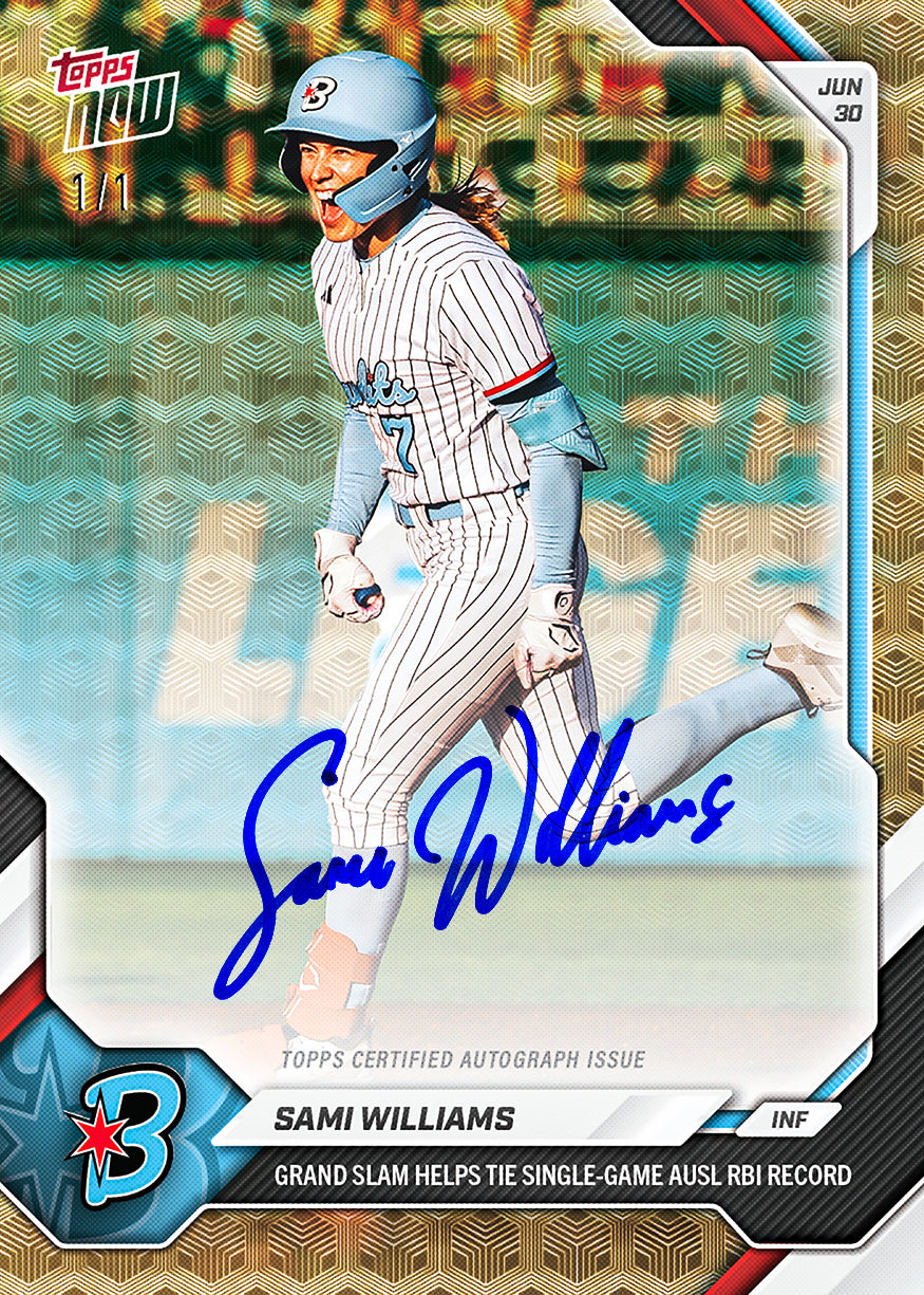 Sami Williams - 2026 AUSL Topps NOW - Card 25 - PR: 700 - Image 2