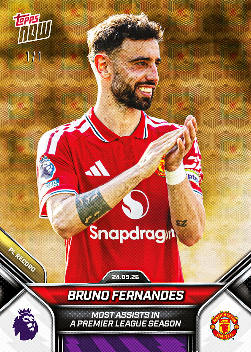 Bruno Fernandes - 2025-26 Premier League Topps NOW - Card 206 - PR: 8937 - Image 3