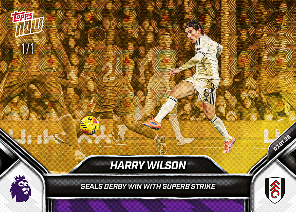 Harry Wilson - 2025-26 Premier League Topps NOW - Card 107 - PR: 220 - Image 2