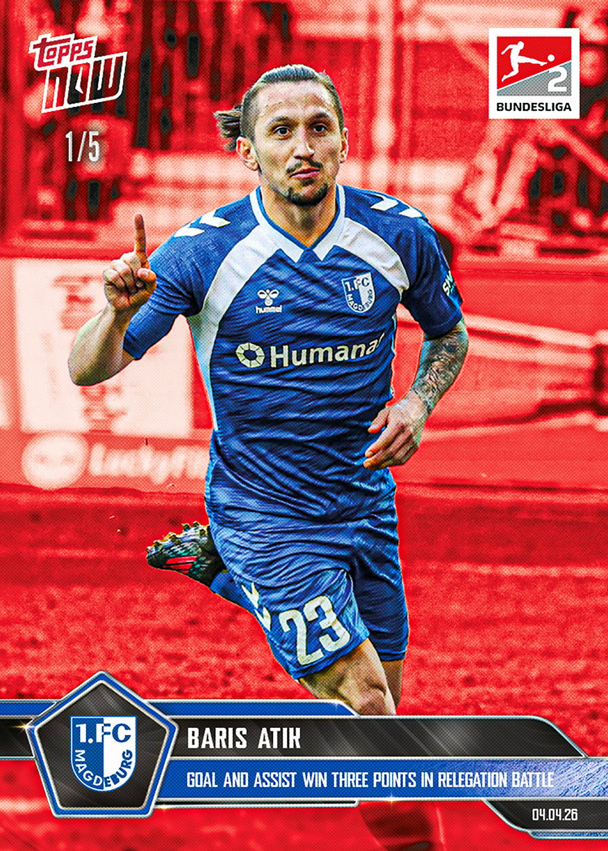 Baris Atik - 2025-26 Bundesliga Topps NOW - Card 159 - PR: 330 - Image 3