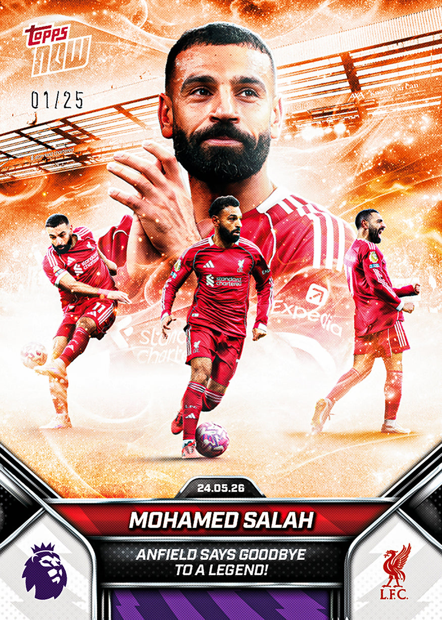 Mohamed Salah - 2025-26 Premier League Topps NOW - Card 203 - PR: 11686 - Image 6