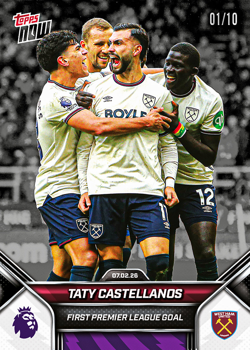 Taty Castellanos - 2025-26 Premier League Topps NOW - Card 130 - PR: 305 - Image 4