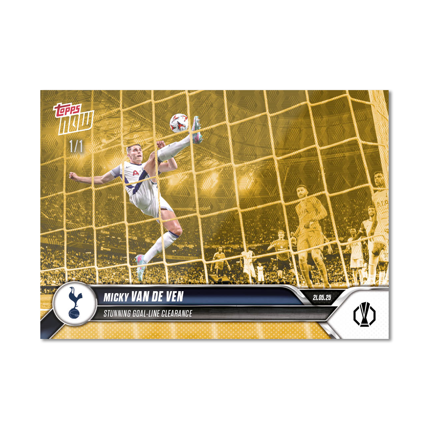 Micky van de Ven - 2024-25 UEL Topps NOW Card 37 - PR: 1820 - Image 2