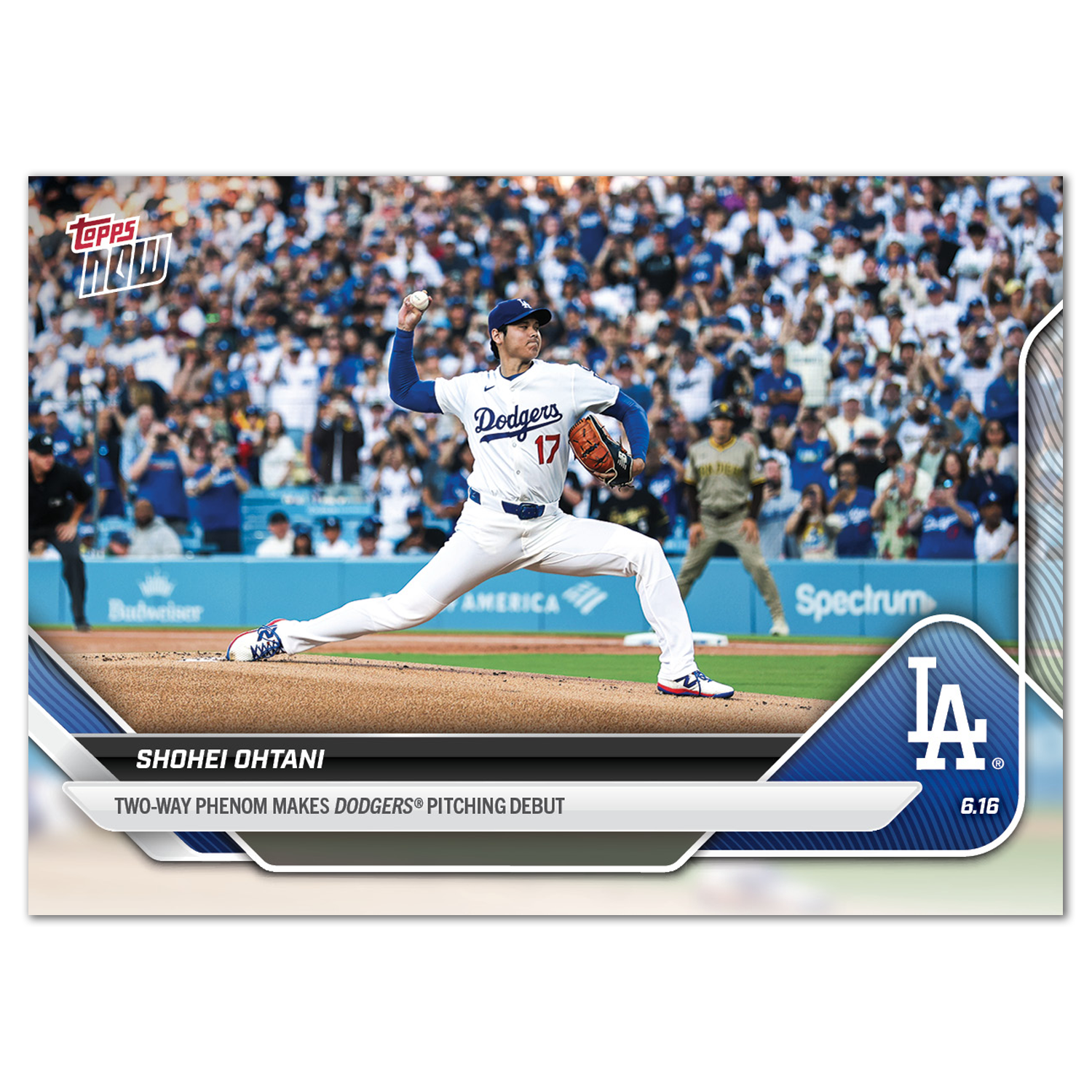 Shohei Ohtani - 2025 MLB Topps NOW - Card 307 - PR: 20750 - Image 2