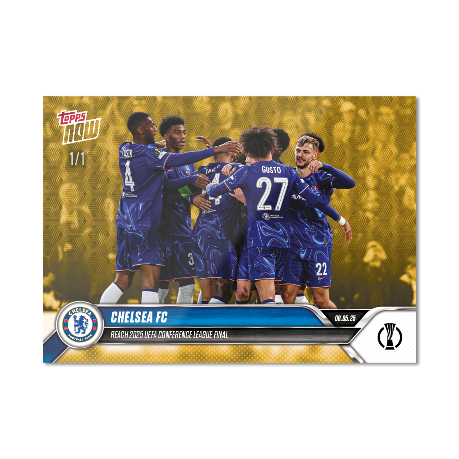 Chelsea FC - 2024-25 UECL Topps NOW - Card 10 - PR: 218 - Image 2