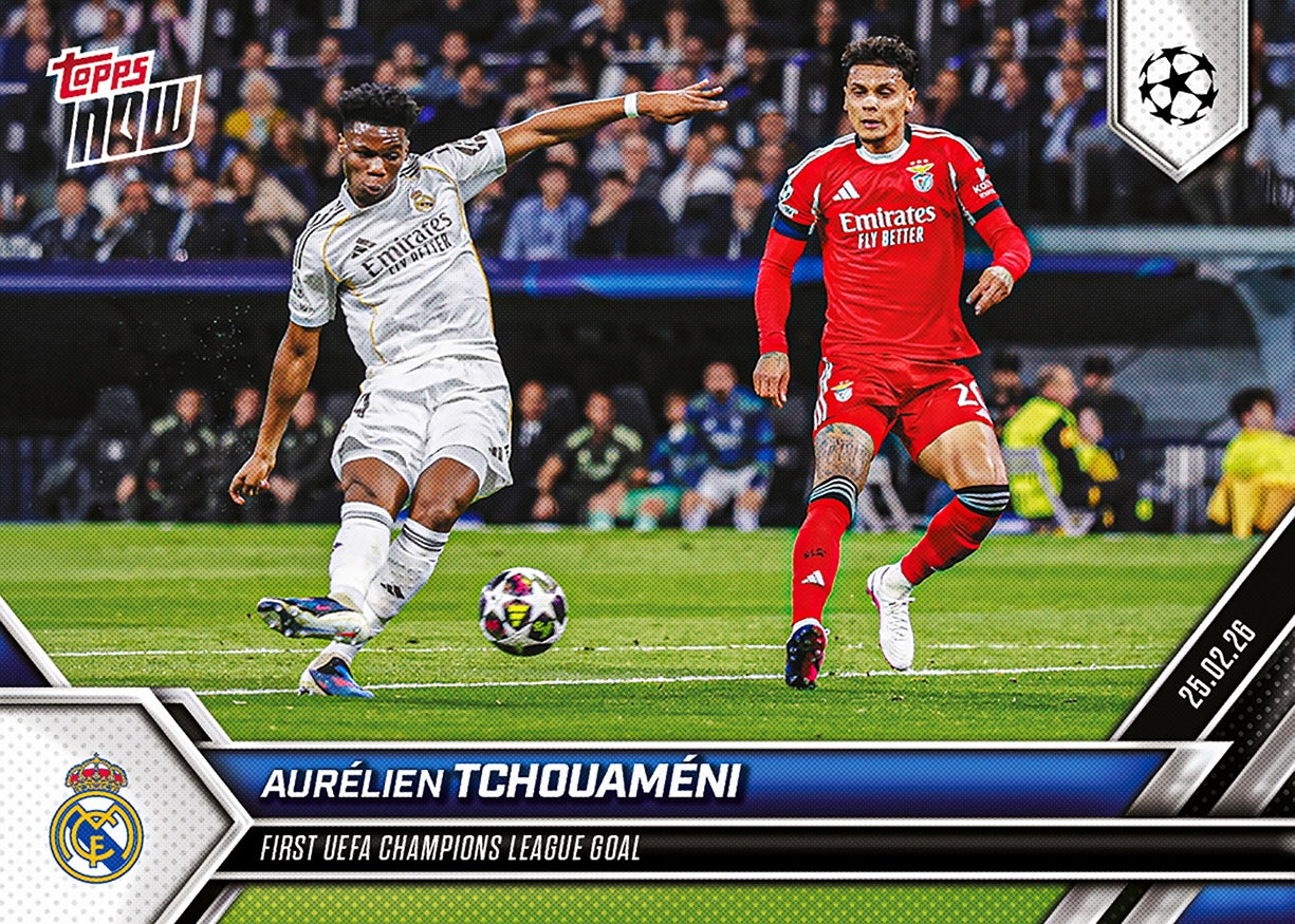 Aurélien Tchouaméni - 2025-26 UCL Topps NOW - Card 98 - PR: 249