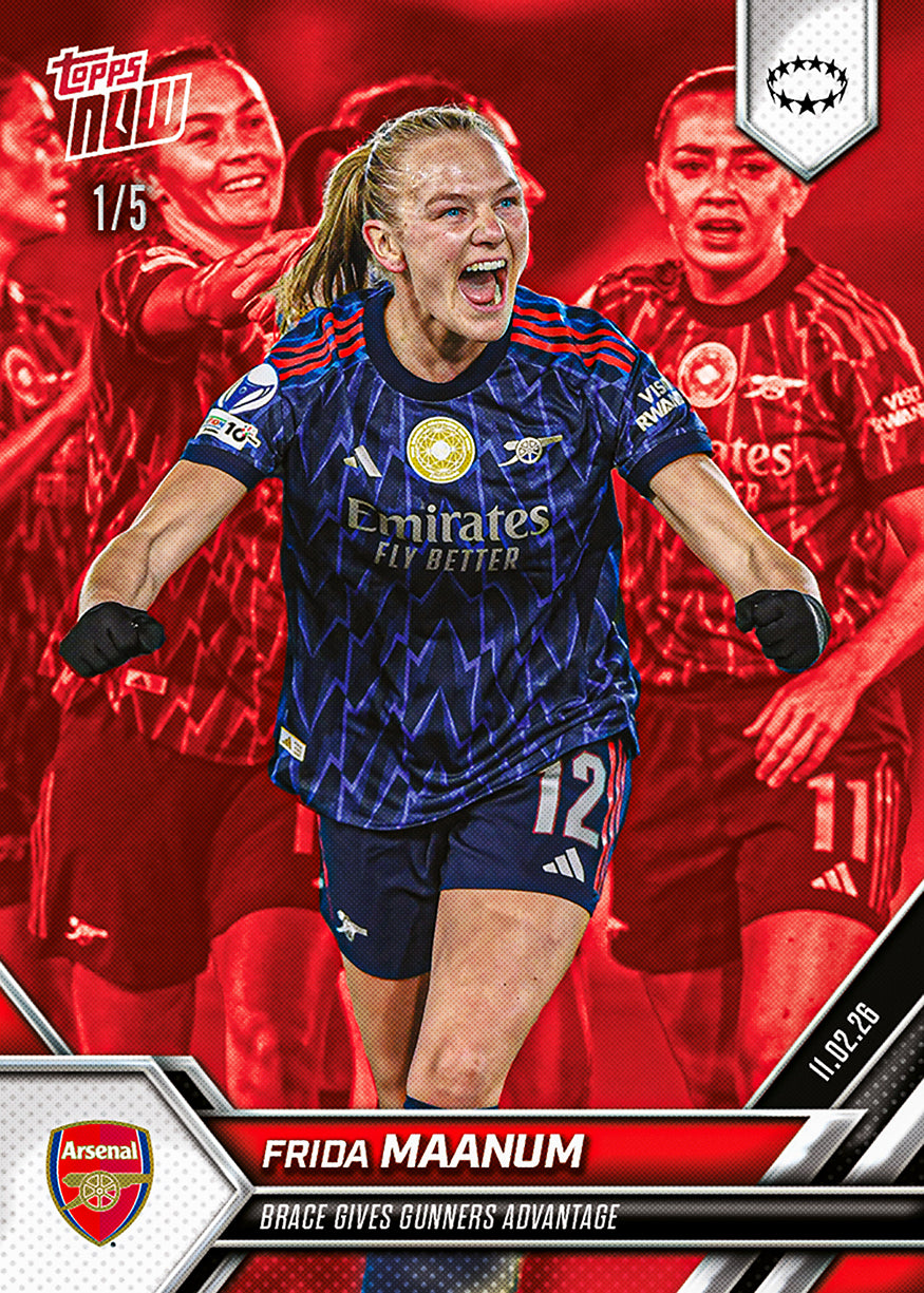 Frida Maanum - 2025-26 UWCL Topps NOW - Card 17 - PR: 328 - Image 3