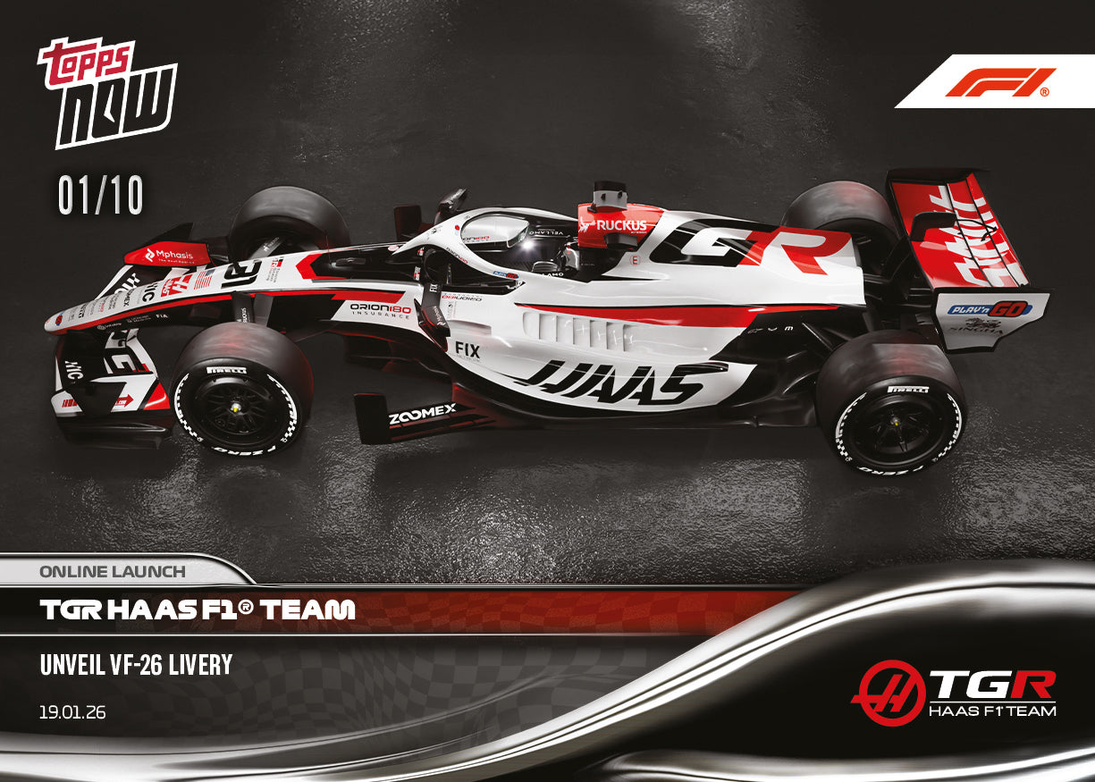 MoneyGram Haas F1 Team - 2026 Formula 1 Topps NOW - Card 6 - PR: 1411 - Image 5