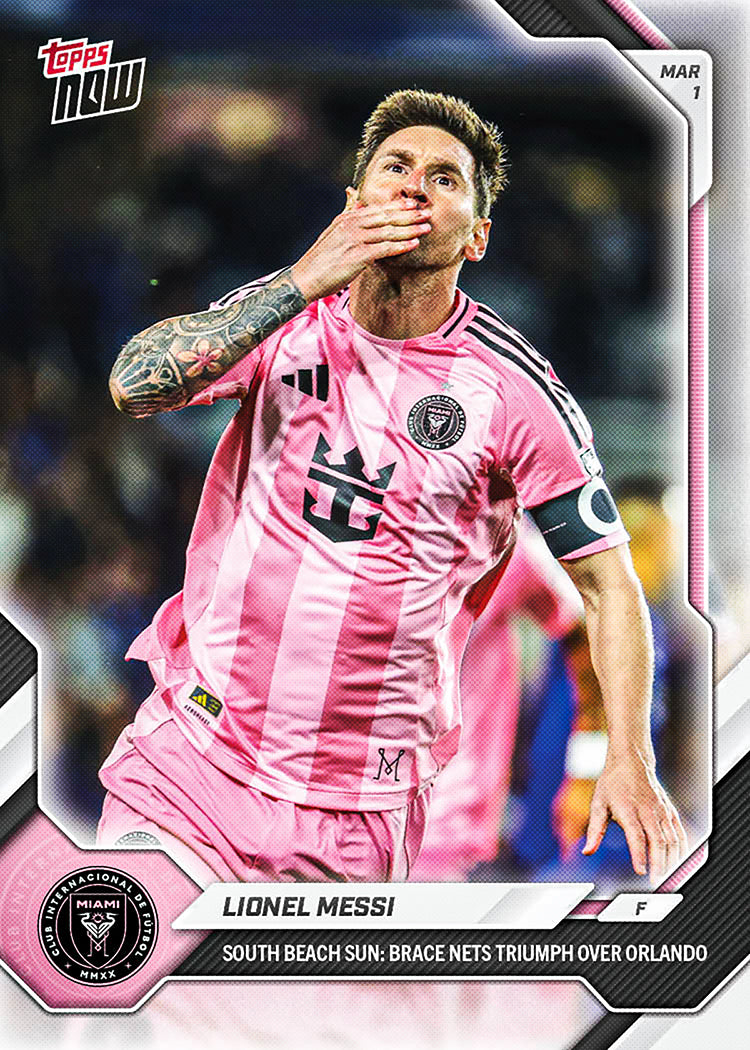 Lionel Messi - 2026 MLS Topps NOW - Card 7 - PR: 3900