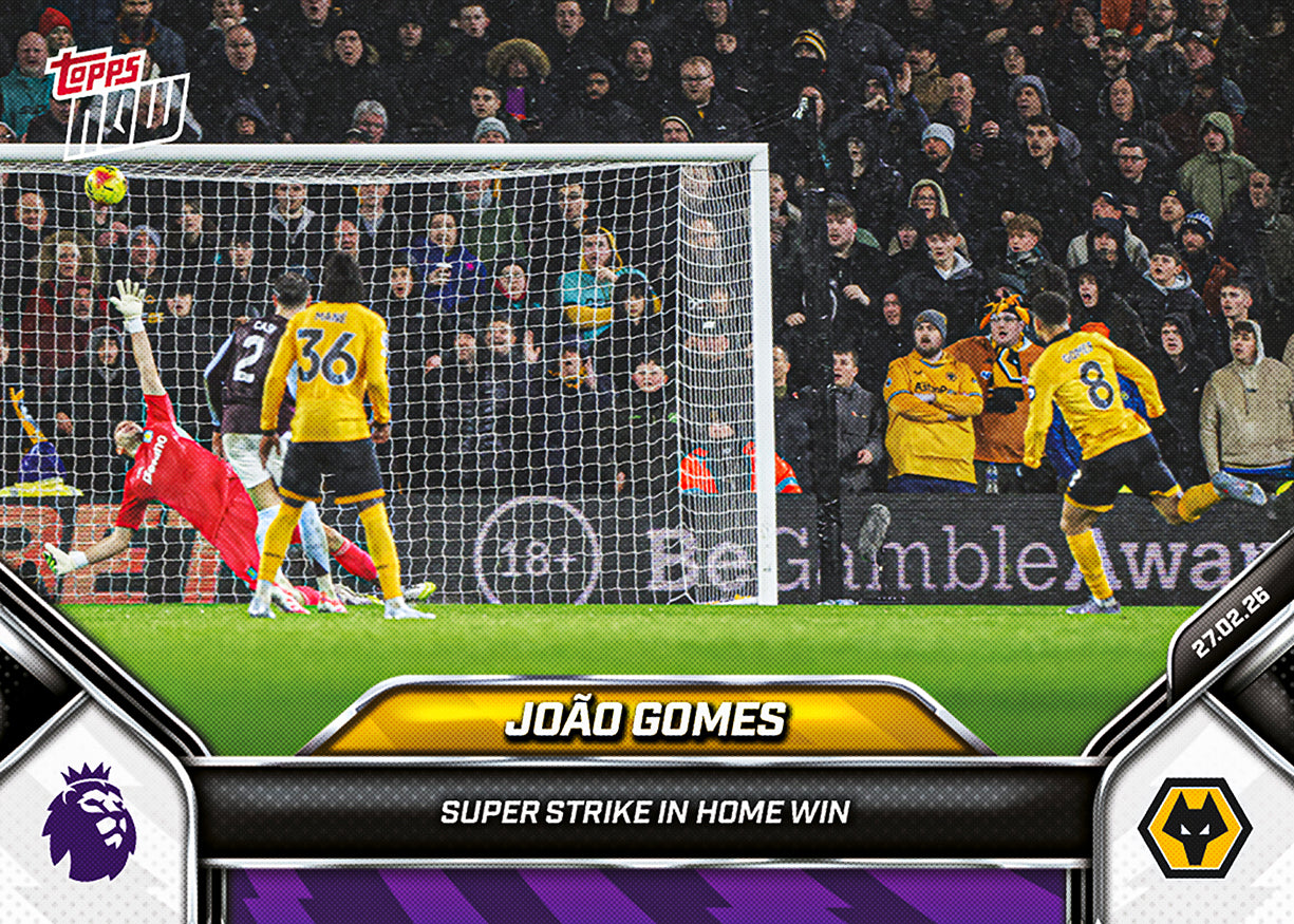 João Gomes - 2025-26 Premier League Topps NOW - Card 145 - PR: 246