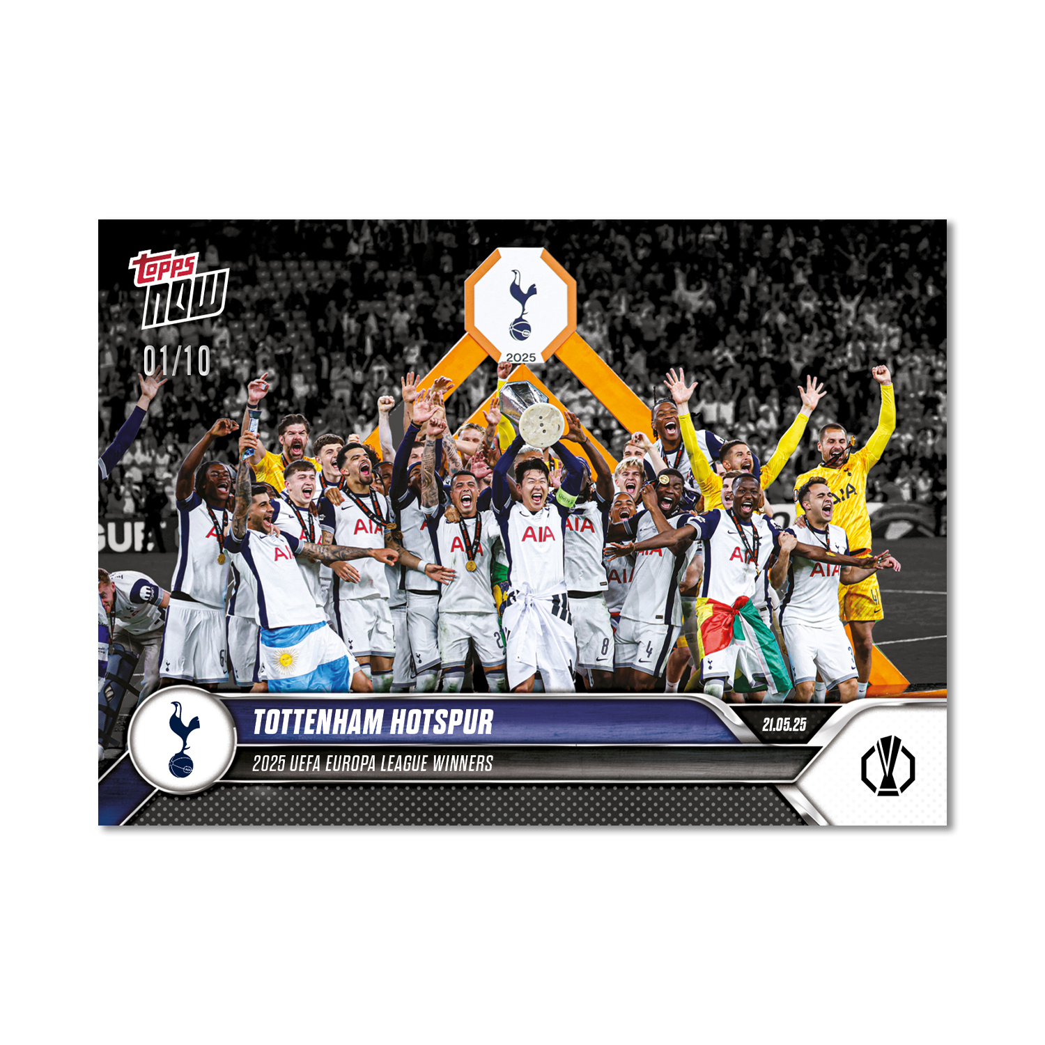 Tottenham Hotspur - 2024-25 UEL Topps NOW Card 34 - LOOK FOR RELIC - PR: 6343 - Image 8