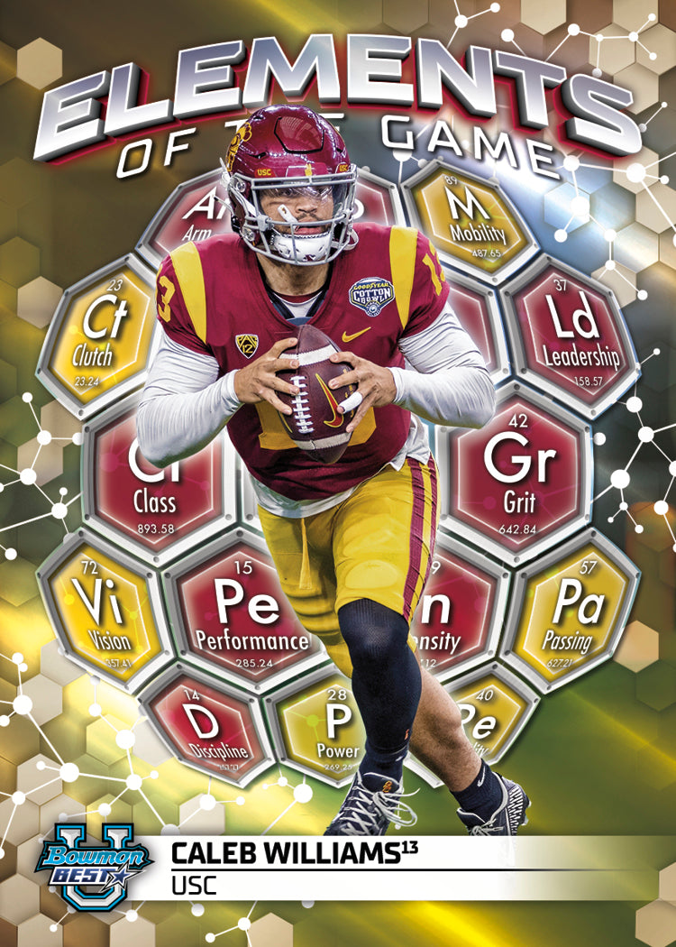2023 Bowman University Best Football - Hobby Box - Image 5