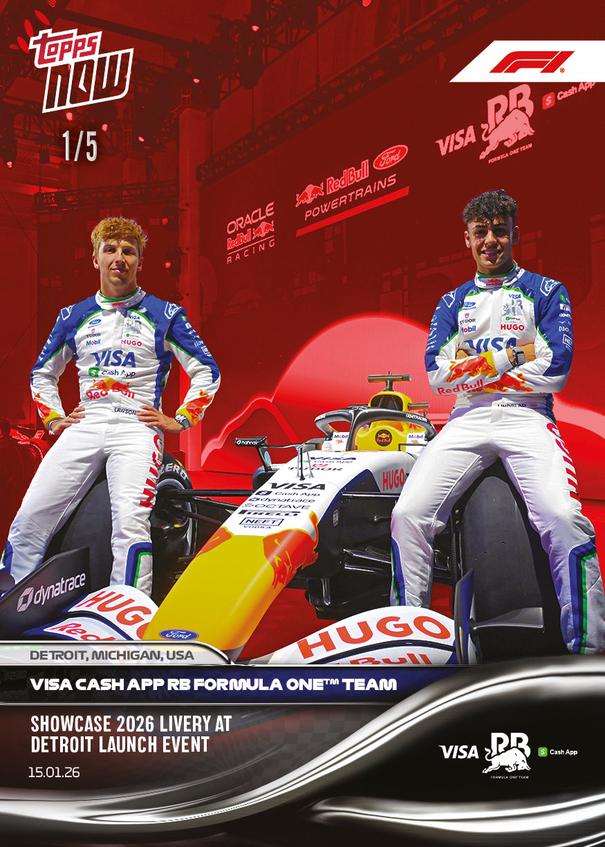 Visa Cash App RB Formula One Team - 2026 Formula 1 Topps NOW - Card 2 - PR: 1785 - Image 4