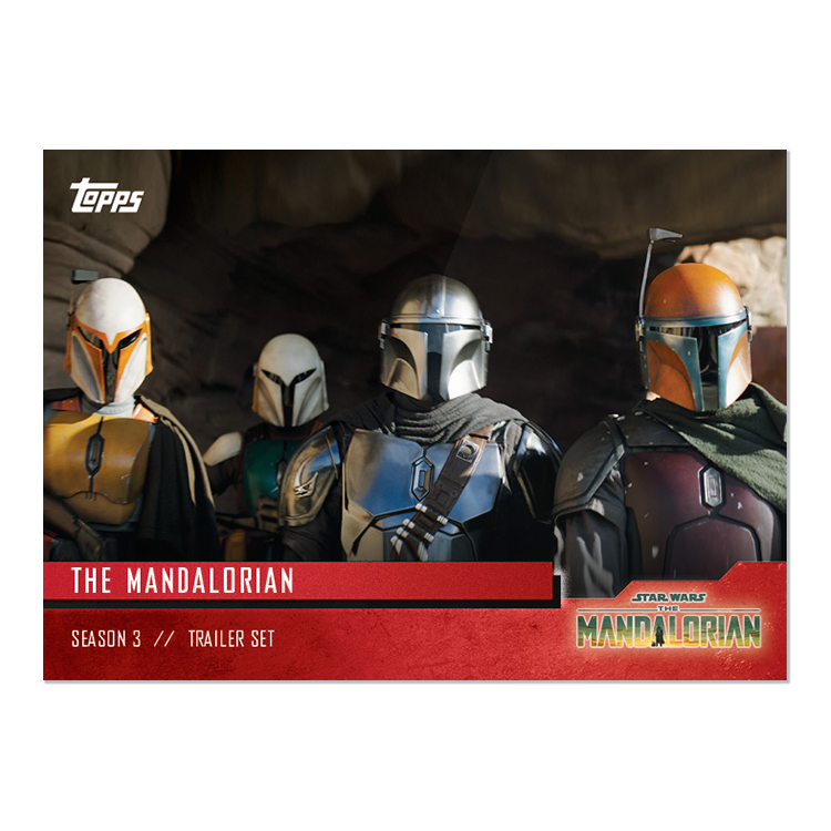 2023 Topps Star Wars Mandalorian Season 3 Trailer Set - 5 card set - PR: 1044 - Image 9