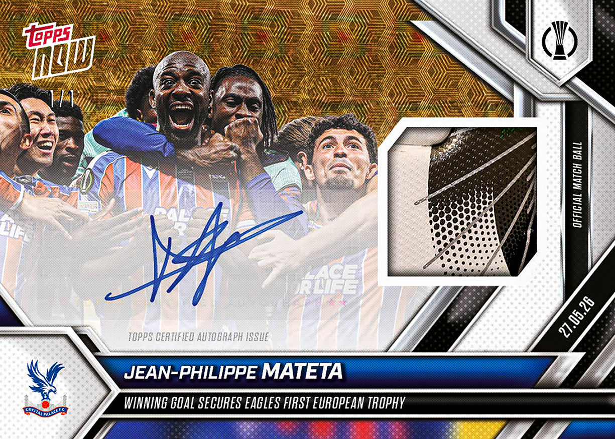 Jean-Philippe Mateta - 2025-26 UECL Topps NOW - Card 12 - PR: 554 - Image 2