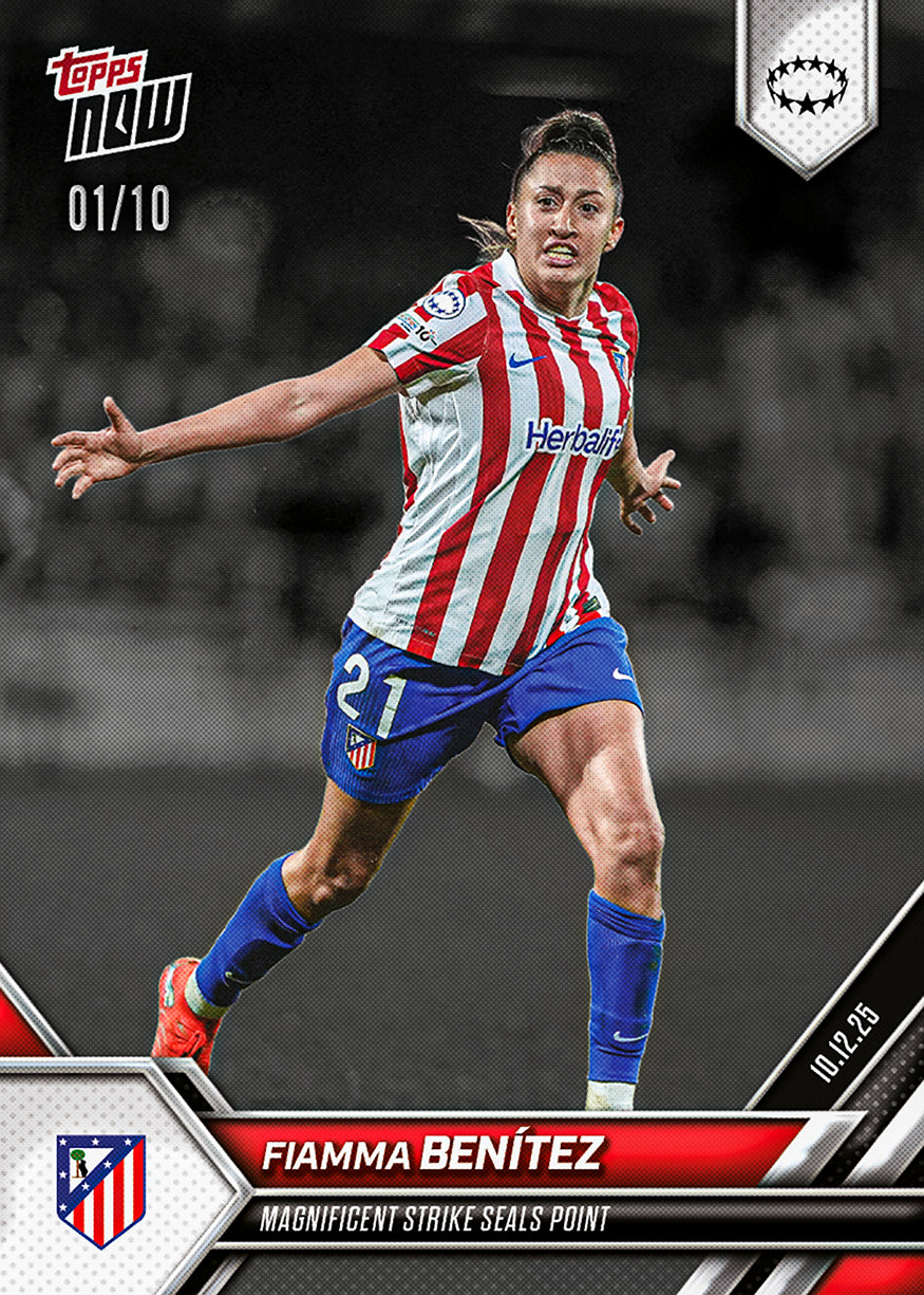 Fiamma Benítez - 2025-26 UWCL Topps NOW - Card 14 - PR: 96 - Image 4