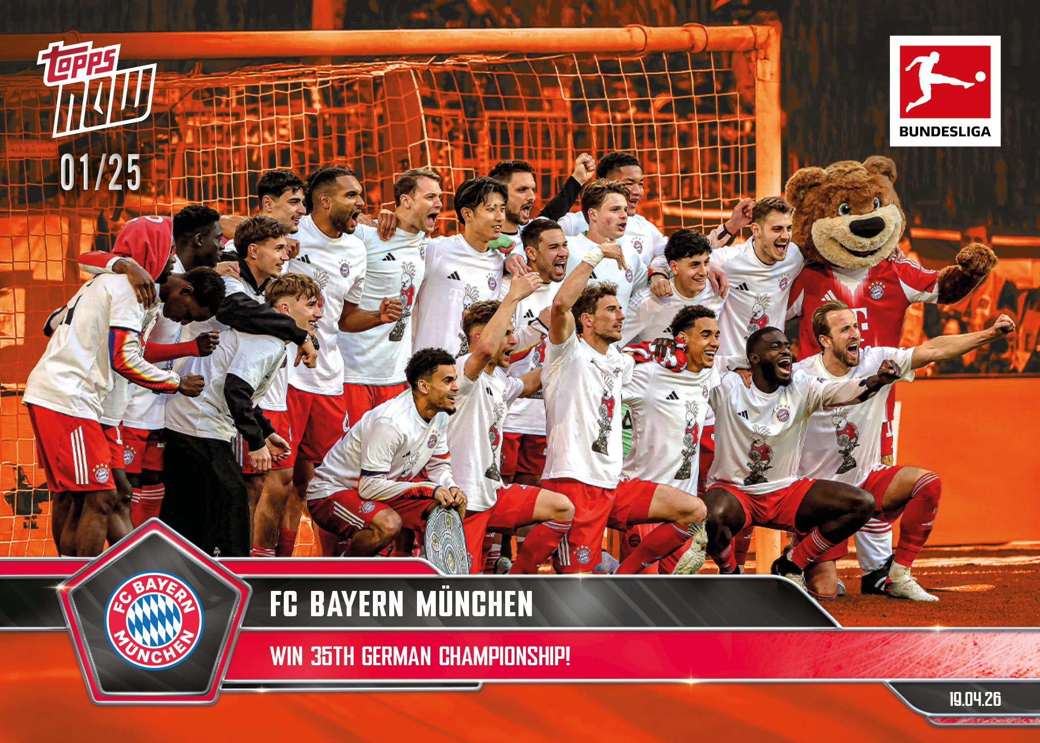 FC Bayern München - 2025-26 Bundesliga Topps NOW - Card 177 - PR: 1746 - Image 5