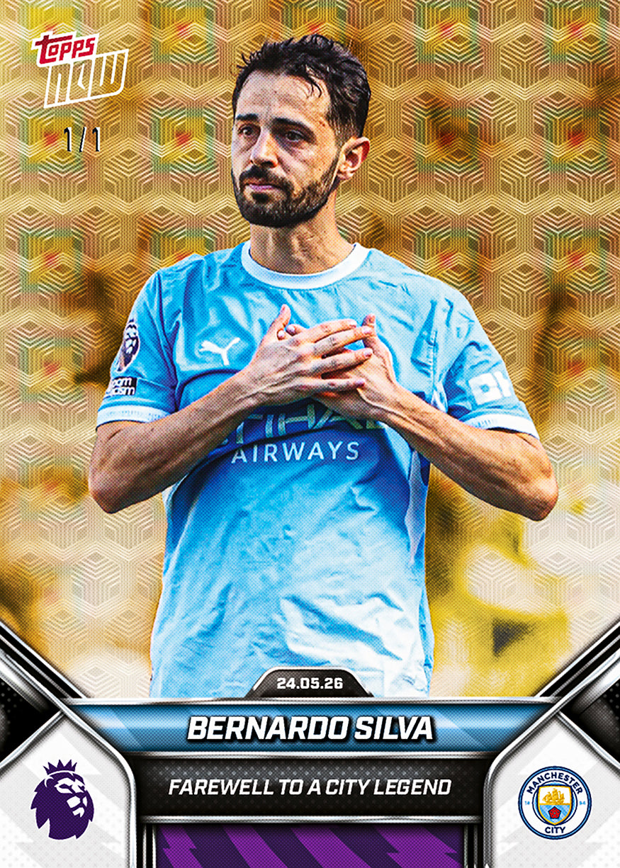 Bernardo Silva - 2025-26 Premier League Topps NOW - Card 202 - PR: 1007 - Image 3