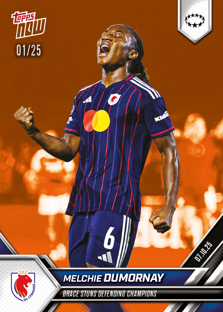 Melchie Dumornay - 2025-26 UWCL Topps NOW - Card 1 - Image 5