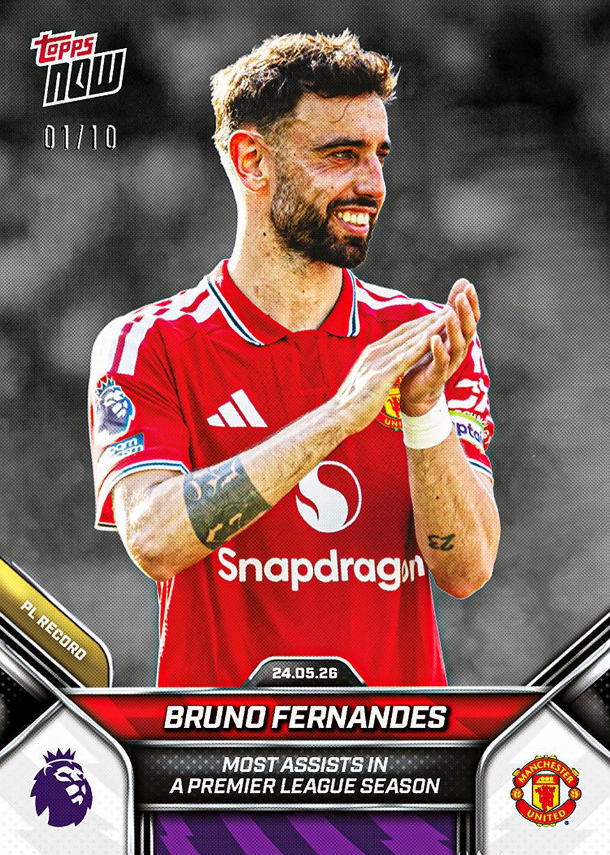 Bruno Fernandes - 2025-26 Premier League Topps NOW - Card 206 - PR: 8937 - Image 5