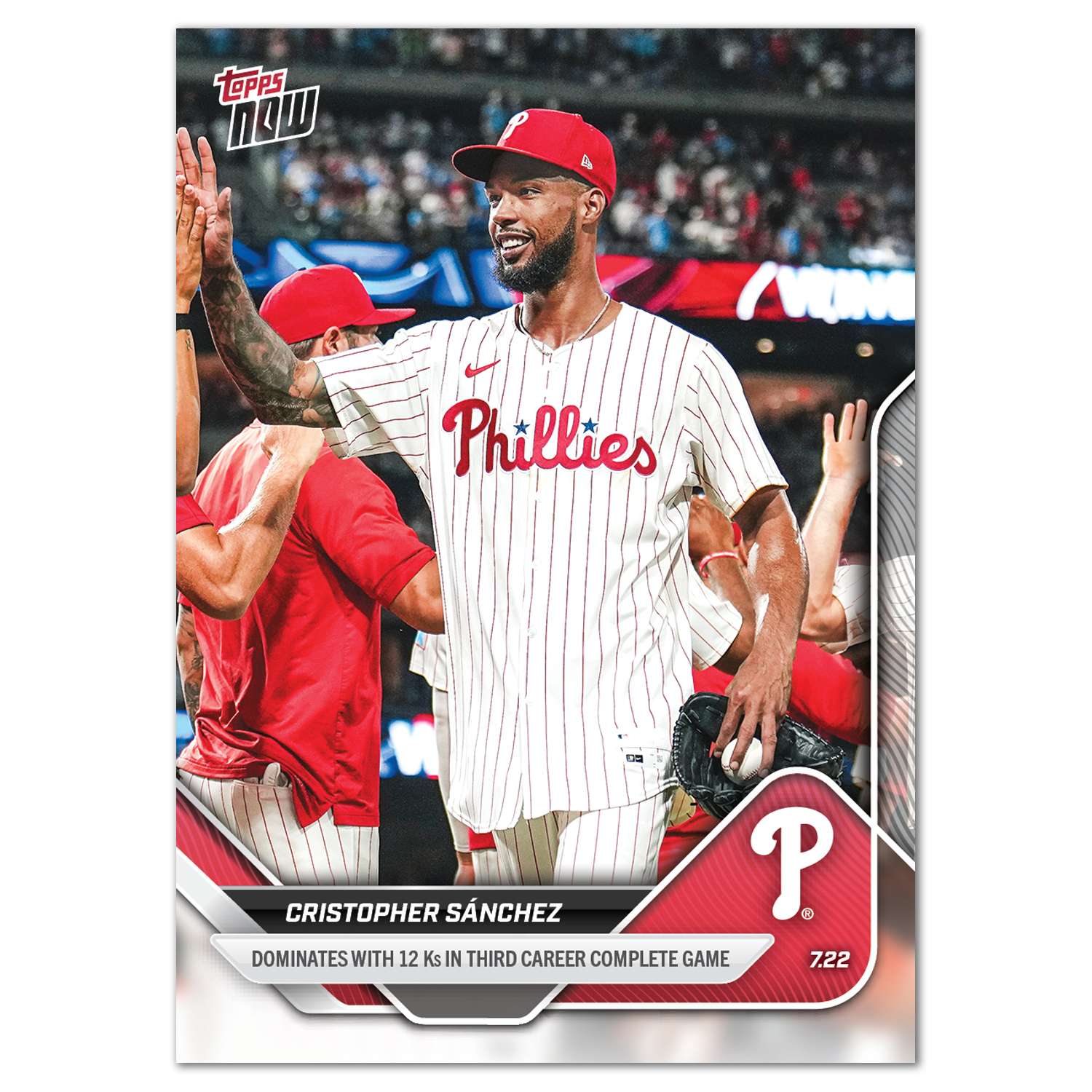 Cristopher Sánchez - 2025 MLB Topps NOW - Card 450 - PR: 941