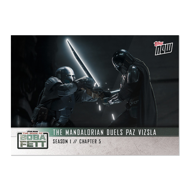 2022 Star Wars TOPPS NOW - 5-Card Pack - Book of Boba Fett Chapter 5 - PR: 1769 - Image 5
