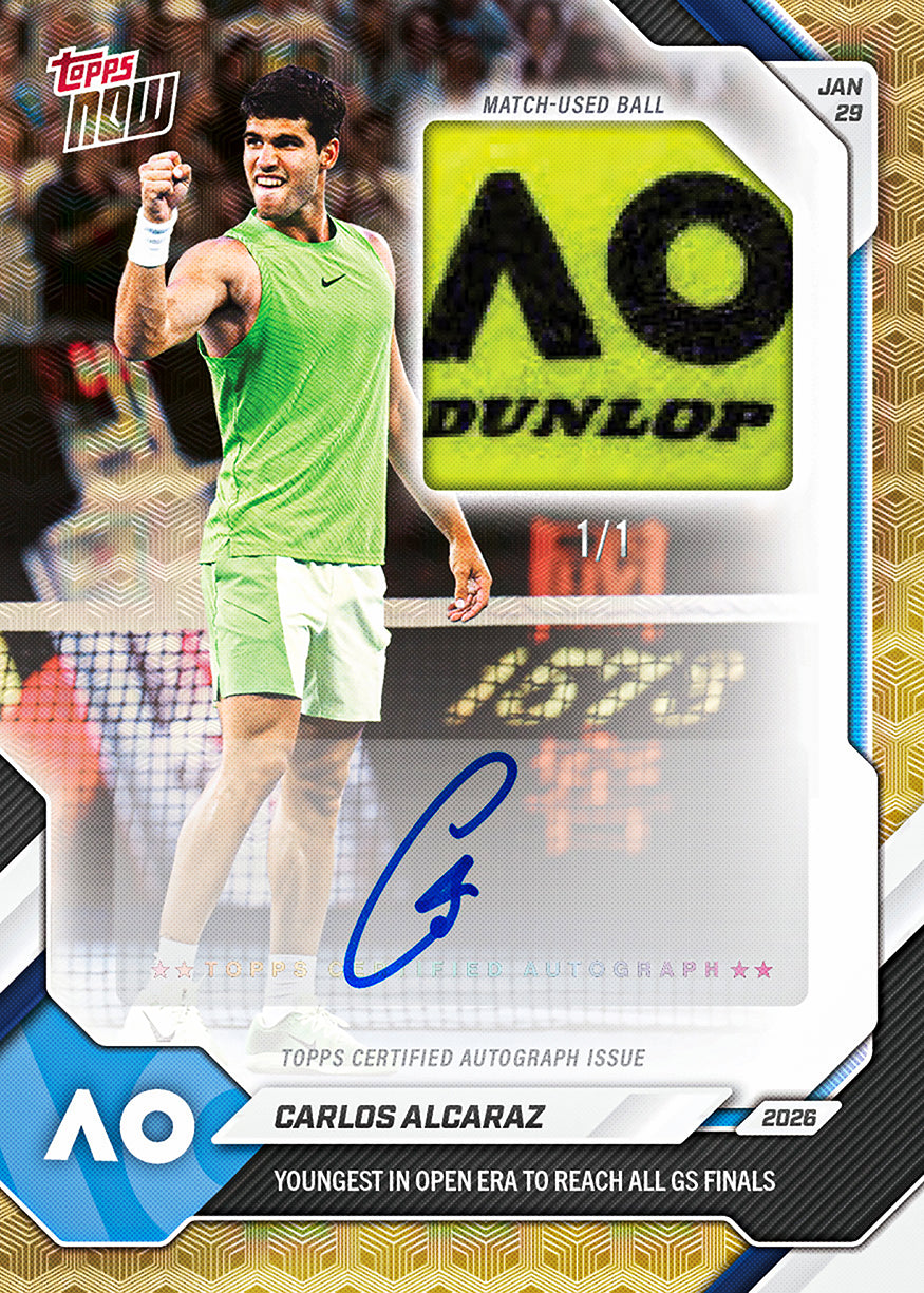 Carlos Alcaraz - 2026 Topps NOW Tennis - Card 8 - PR: 4440 - Image 2