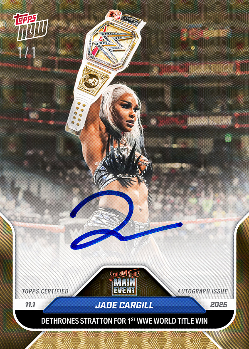 Jade Cargill - 2025 WWE Topps NOW - Card 118 - PR: 1226 - Image 2
