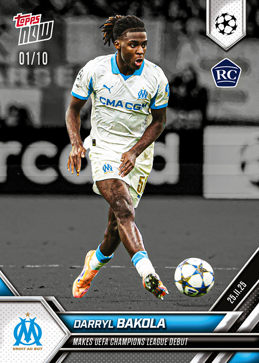 Darryl Bakola - 2025-26 UCL Topps NOW - Card 55 - PR: 500 - Image 4