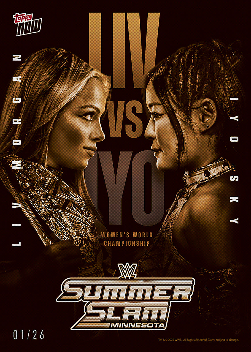 Liv Morgan/IYO SKY - 2026 WWE Topps NOW - Card SS02 - PR: 785 - Image 2