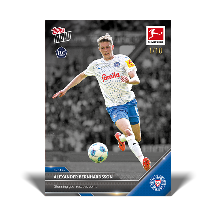 Alexander Bernhardsson - 2024-25 Bundesliga Topps NOW Card 156 - PR: 116 - Image 5