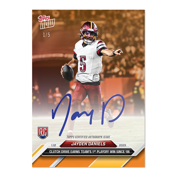 Jayden Daniels - 2024 Topps NOW Football - Card 22 - LOOK FOR AUTOS - PR: 16,537 - Image 3
