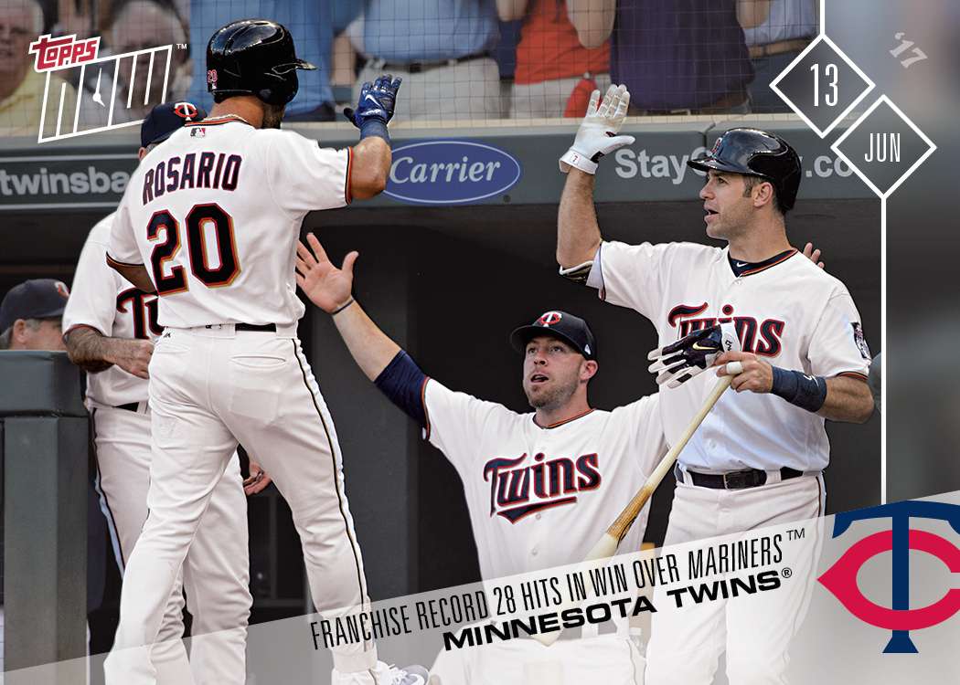 TWINS - 06/13/2017 TOPPS NOW Card 248 - Print Run: 243
