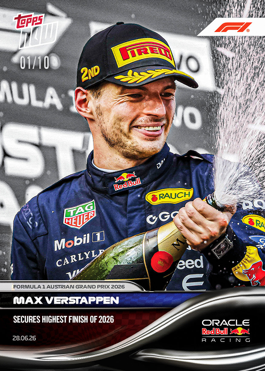Max Verstappen - 2026 Formula 1 Topps NOW - Card 43 - PR: 3779 - Image 4
