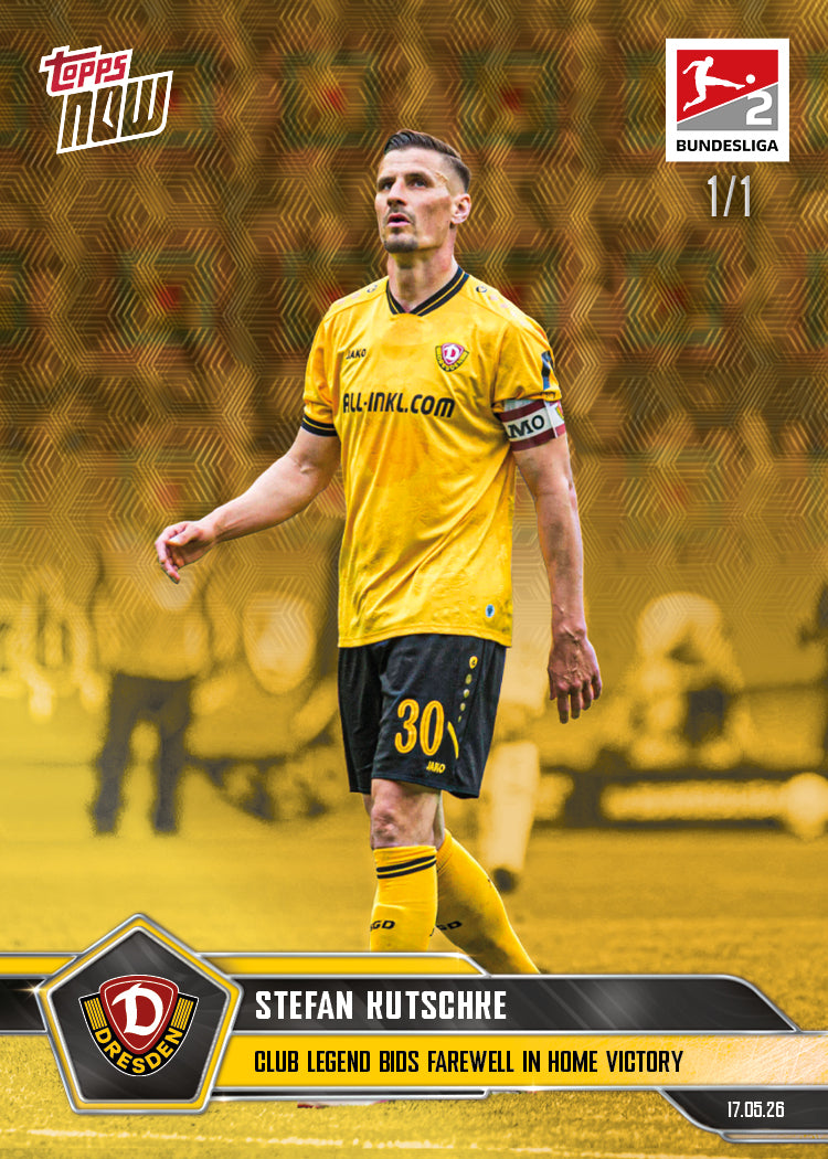 Alternative view of Stefan Kutschke - 2025-26 Bundesliga Topps NOW - Card 195 - PR: 1372