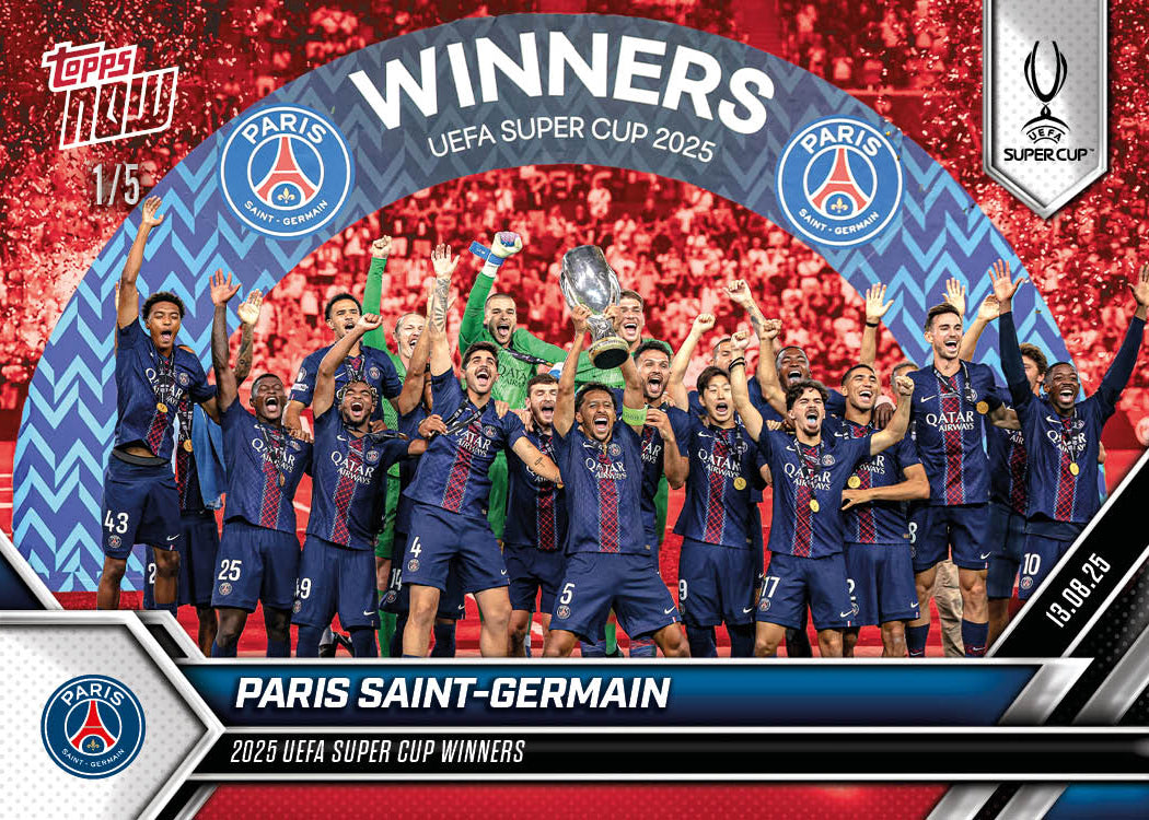 Paris Saint-Germain - 2025-26 UCL Topps NOW Card 1 - PR: 773 - Image 3