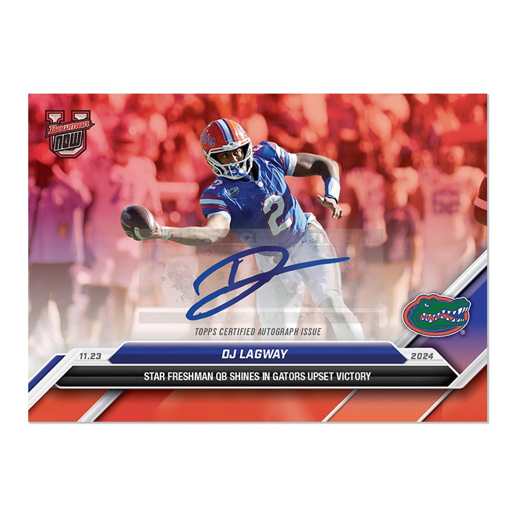 DJ Lagway - 2024 Bowman U NOW Football Card 44 - LOOK FOR AUTOS - PR: 1660 - Image 4